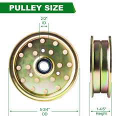SCBHWJ Idler Flat Pulley 116-4669 99-8912 detailed specifications
