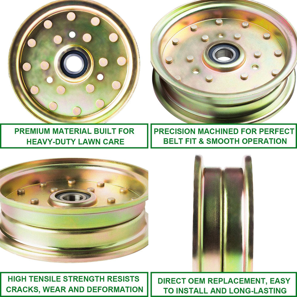 SCBHWJ Idler Flat Pulley 116-4669 99-8912 installed on mower