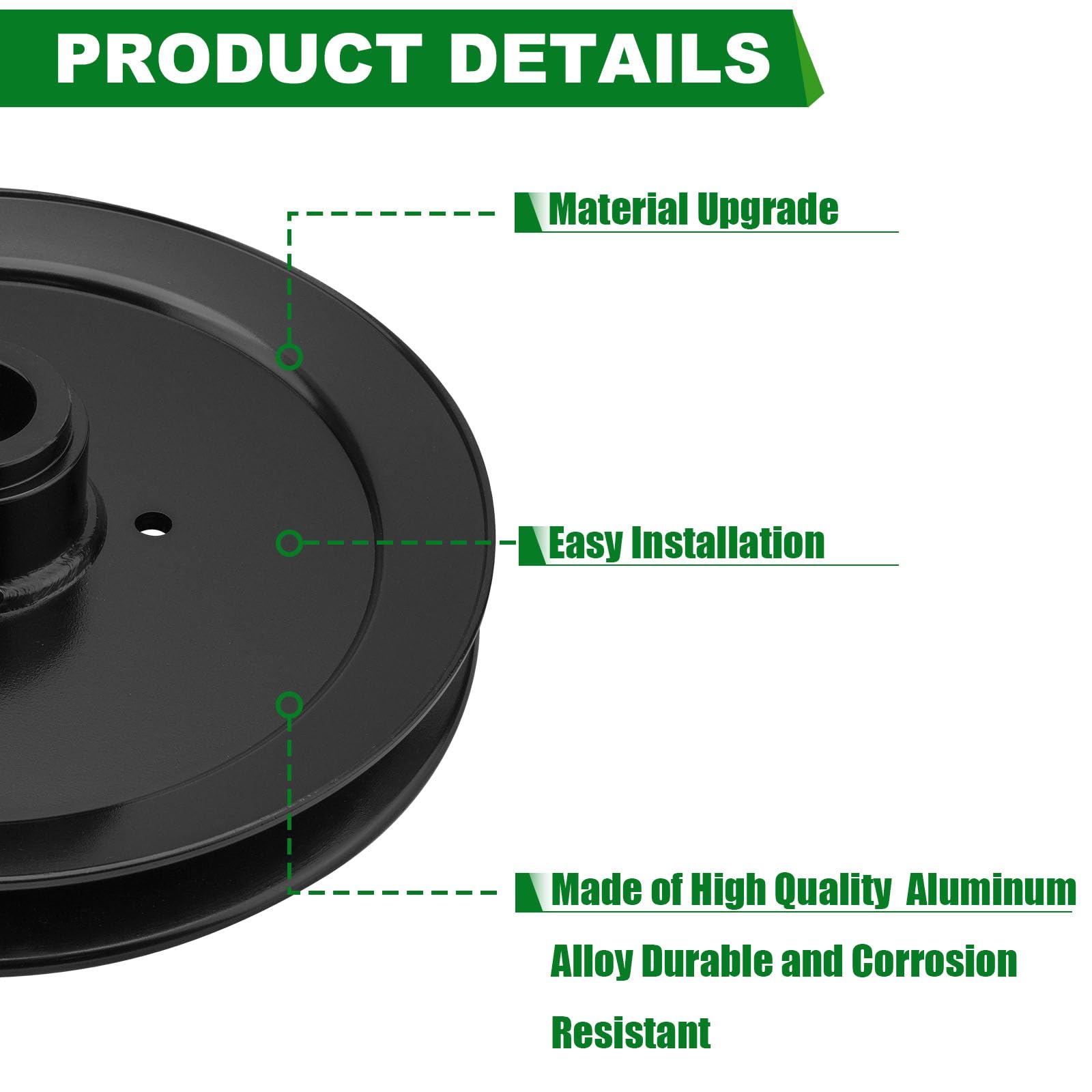 SCBHWJ Spindle Pulley 07345900 dimensions