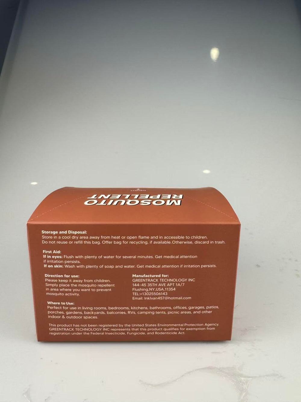 SCFKAOF Mosquito Repellent Balls being placed indoors
