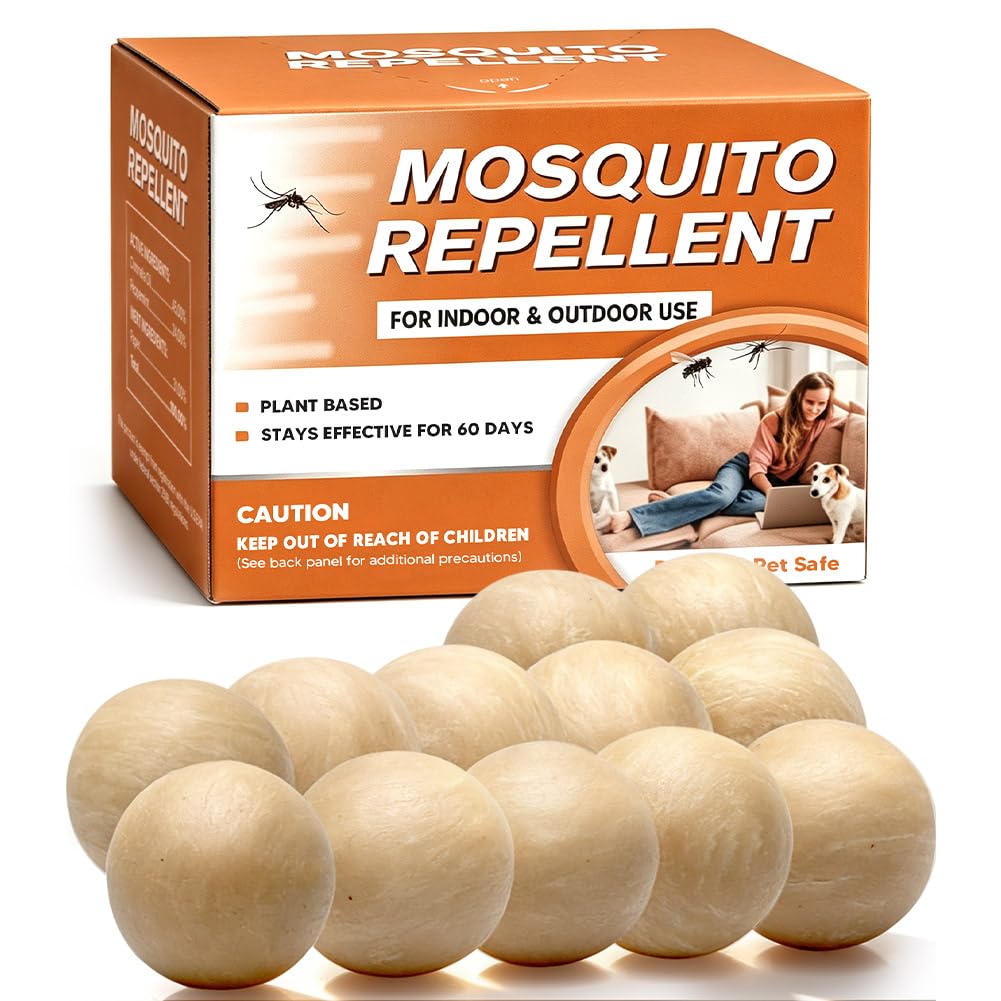 SCFKAOF Mosquito Repellent Balls orange pack front view