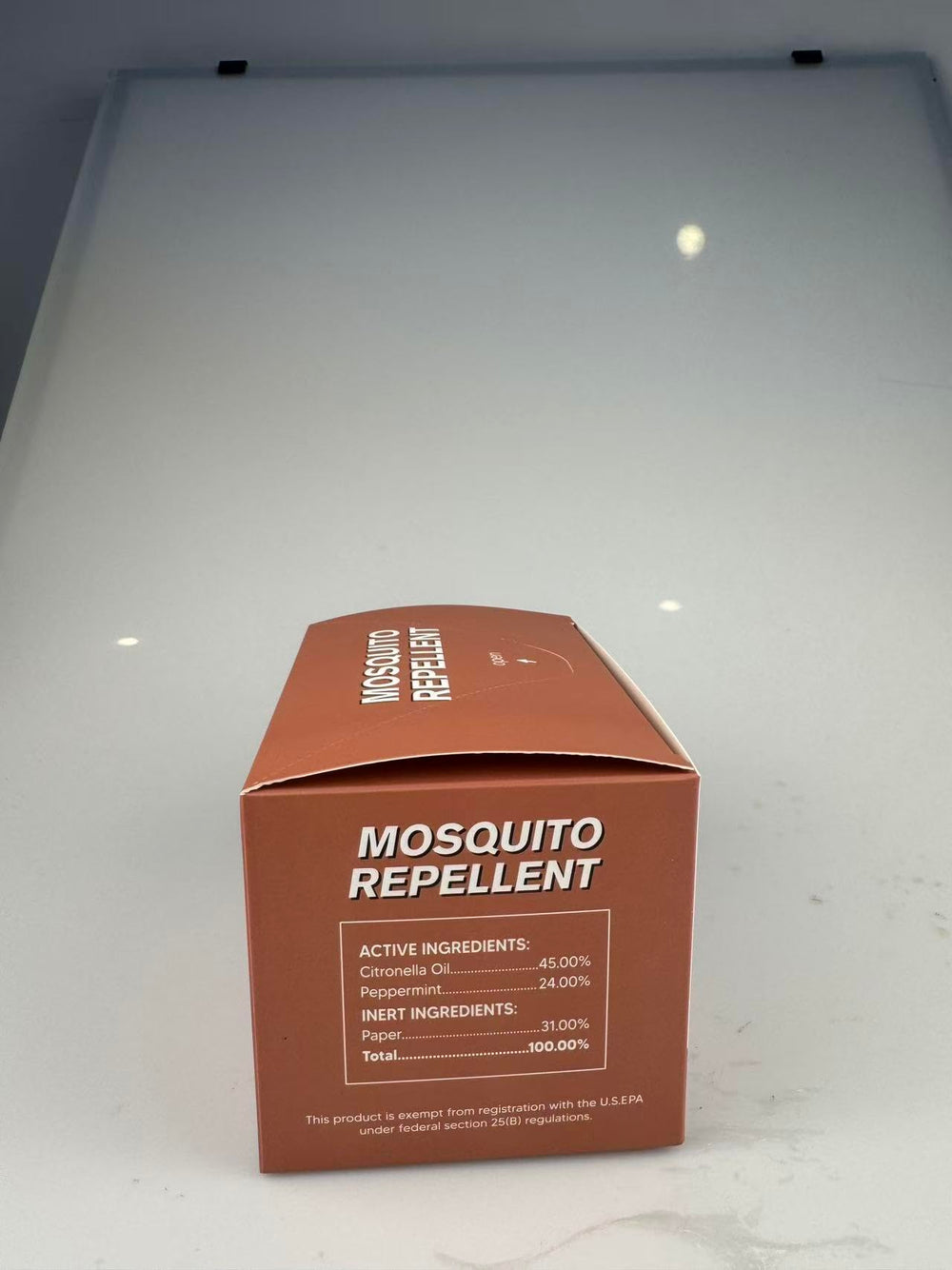SCFKAOF Mosquito Repellent Balls pack dimensions on table