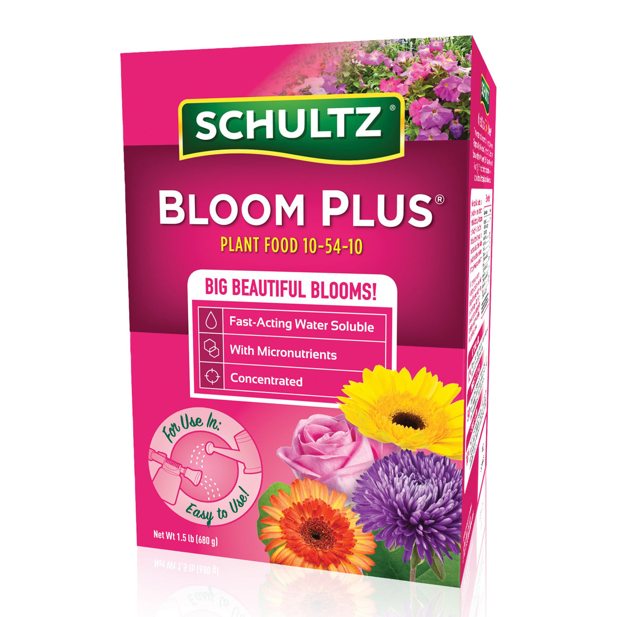 Schultz Bloom Plus Plant Food 10-54-10 powder in packaging