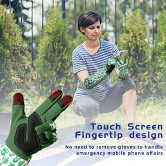 Schwer Gardening Gloves for Women, XL, showing reinforced fingertips