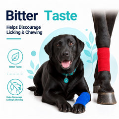 SCICOFIX Anti-Chew Vet Wrap in blue, side view