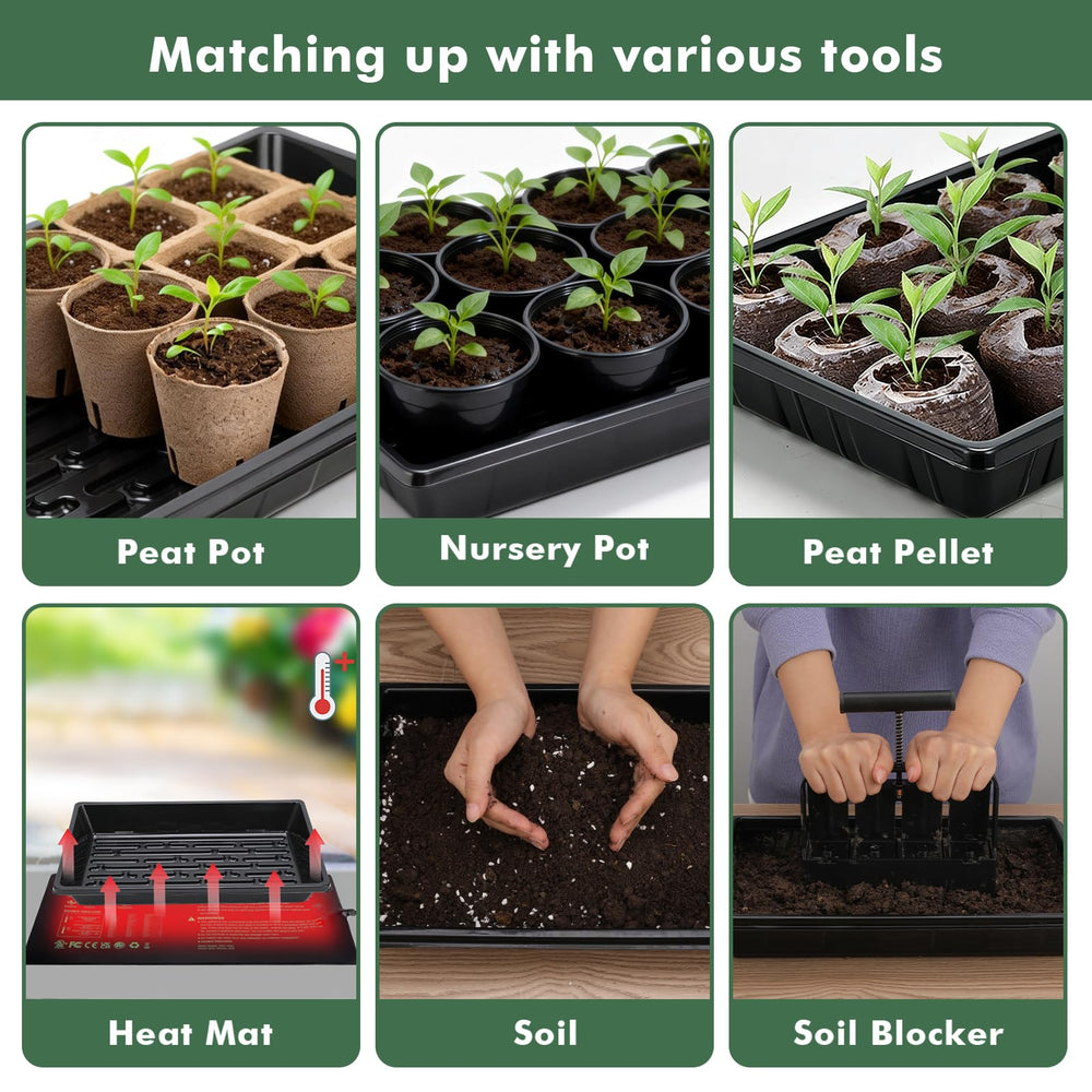 Sckee Plant Growing Tray in greenhouse setting