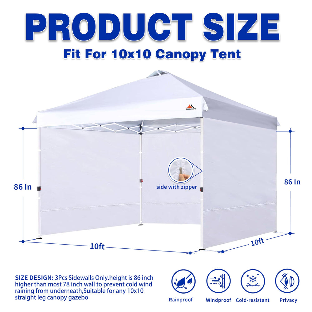 SCOCANOPY SideWall installation instructions