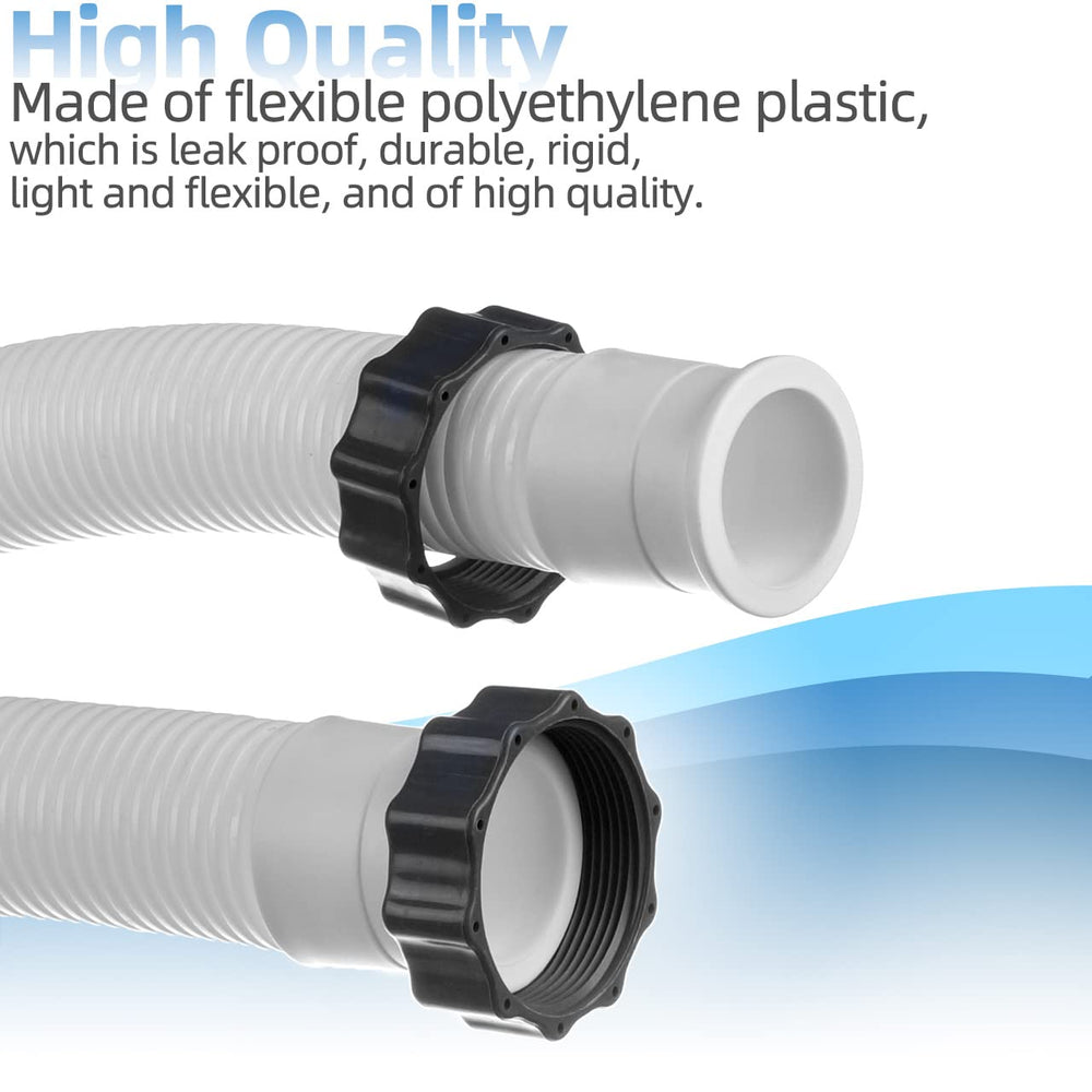Sconva pool filter hose installed on a sand filter pump
