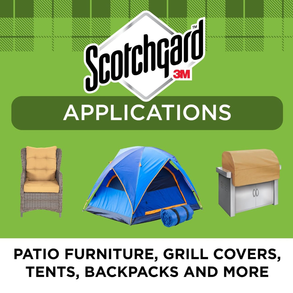 Scotchgard Outdoor Water Shield Spray on a raincoat