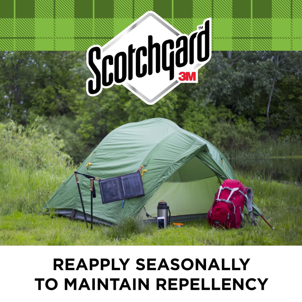 Scotchgard Outdoor Water Shield Spray usage scenario with tent