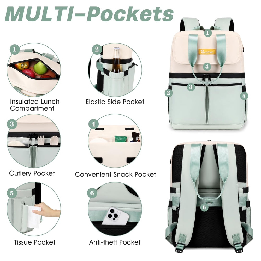Scothen Backpack Cooler being used at a picnic