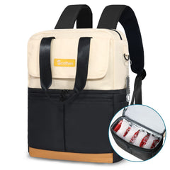 Scothen Backpack Cooler front view in black