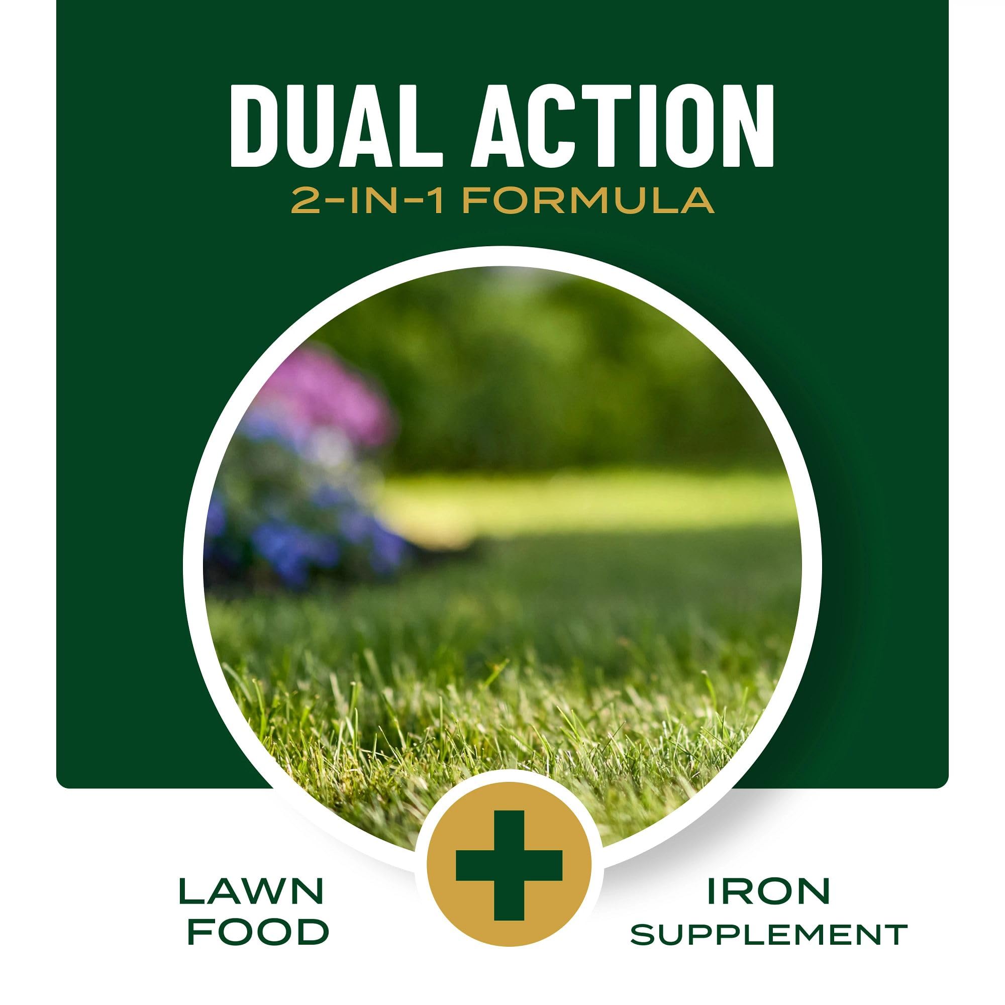Scotts Liquid Green Max Lawn Food application process in action