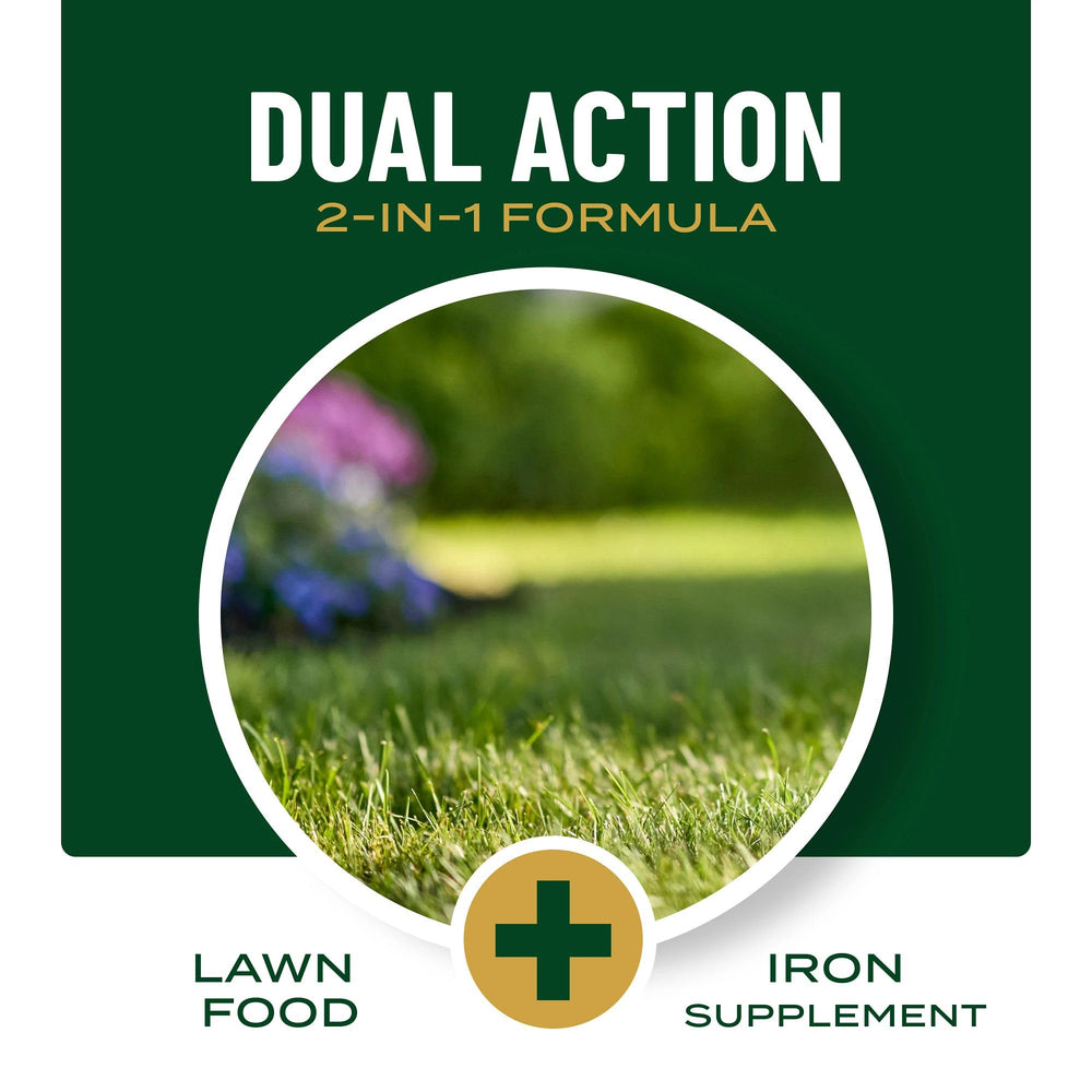 Scotts Liquid Green Max Lawn Food application process in action