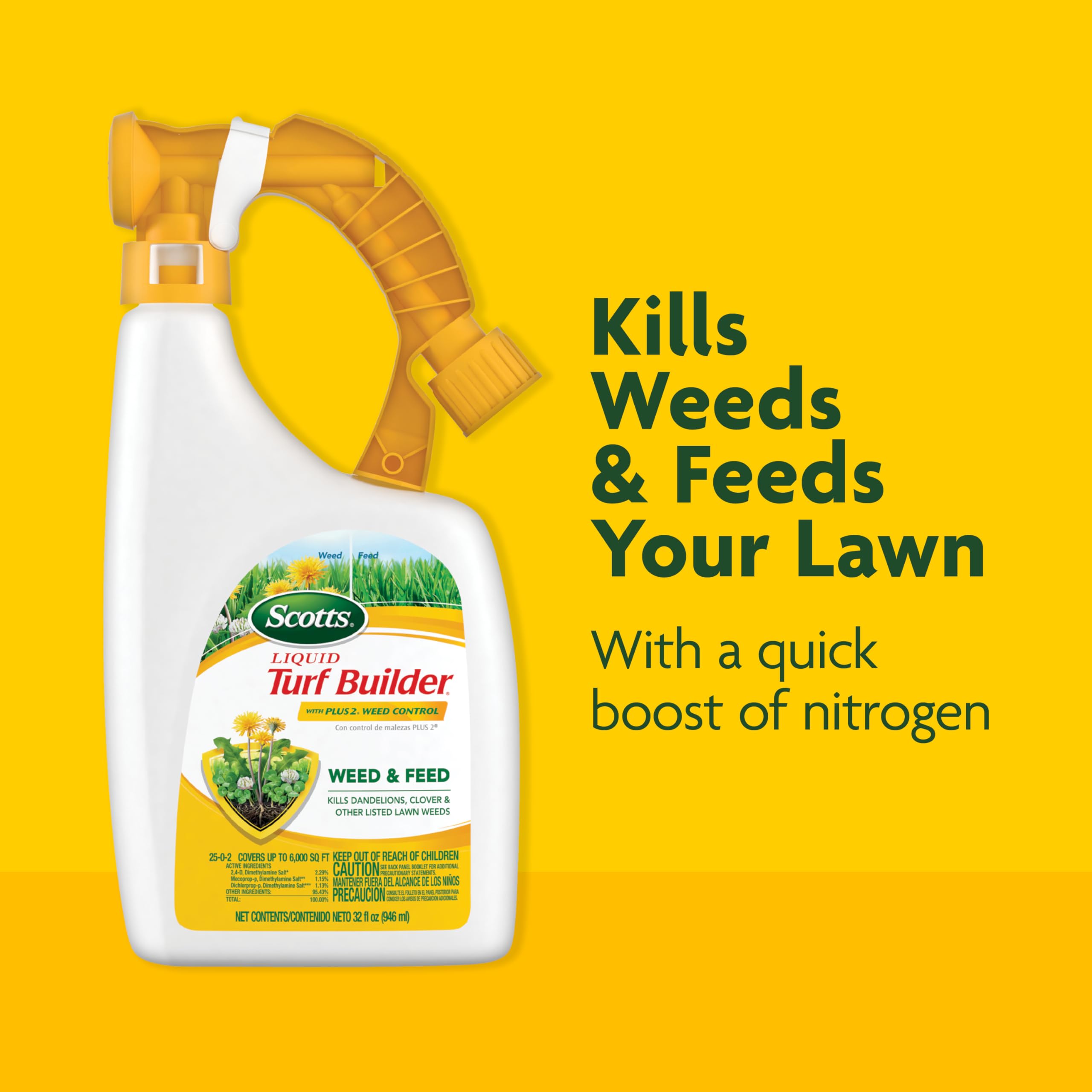Scotts Liquid Turf Builder Lawn Food application instructions