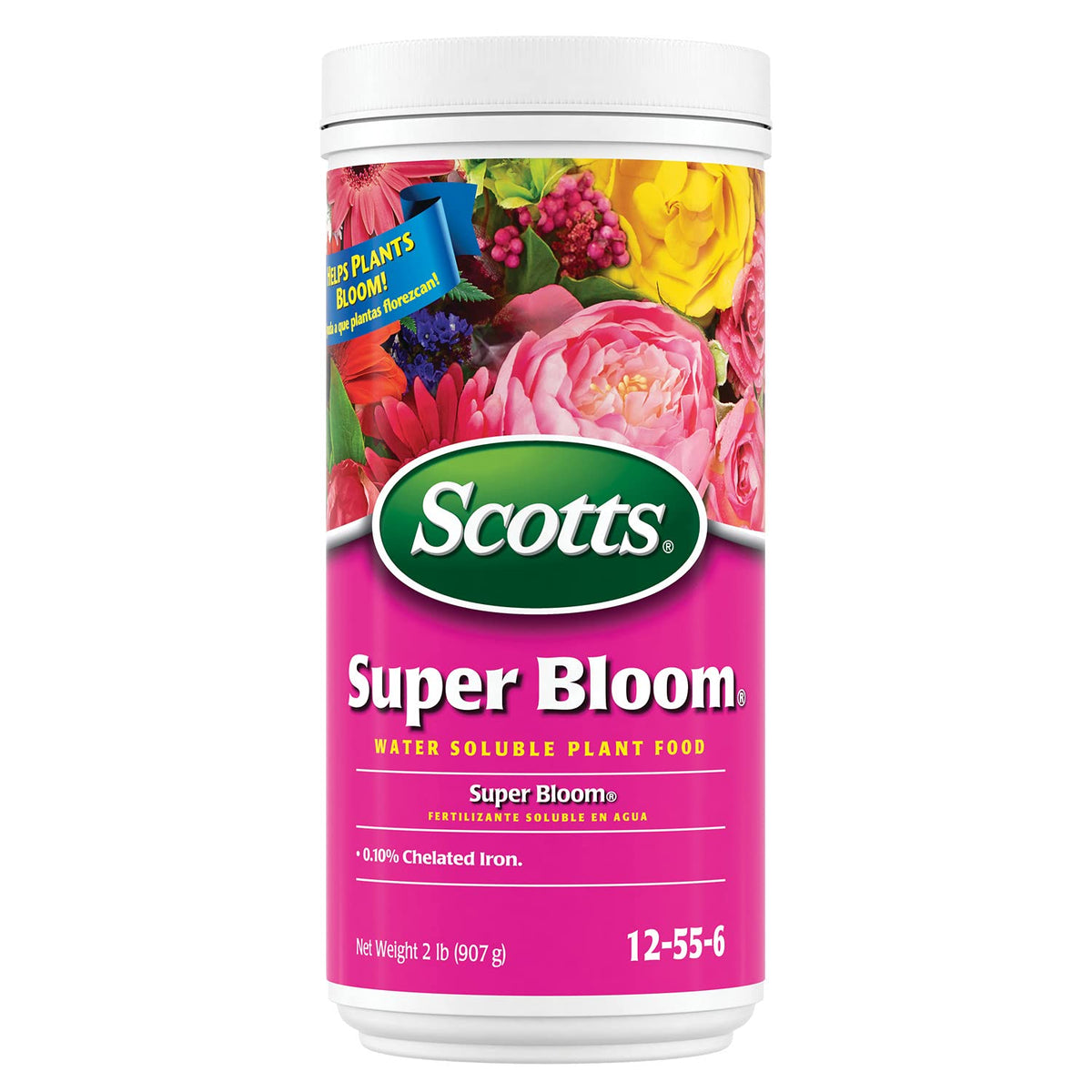 Scotts Super Bloom Water Soluble Plant Food 2 lb front view
