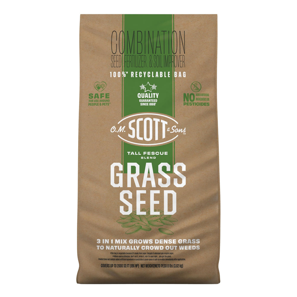 Scotts Tall Fescue Blend Grass Seed 8 lbs front view