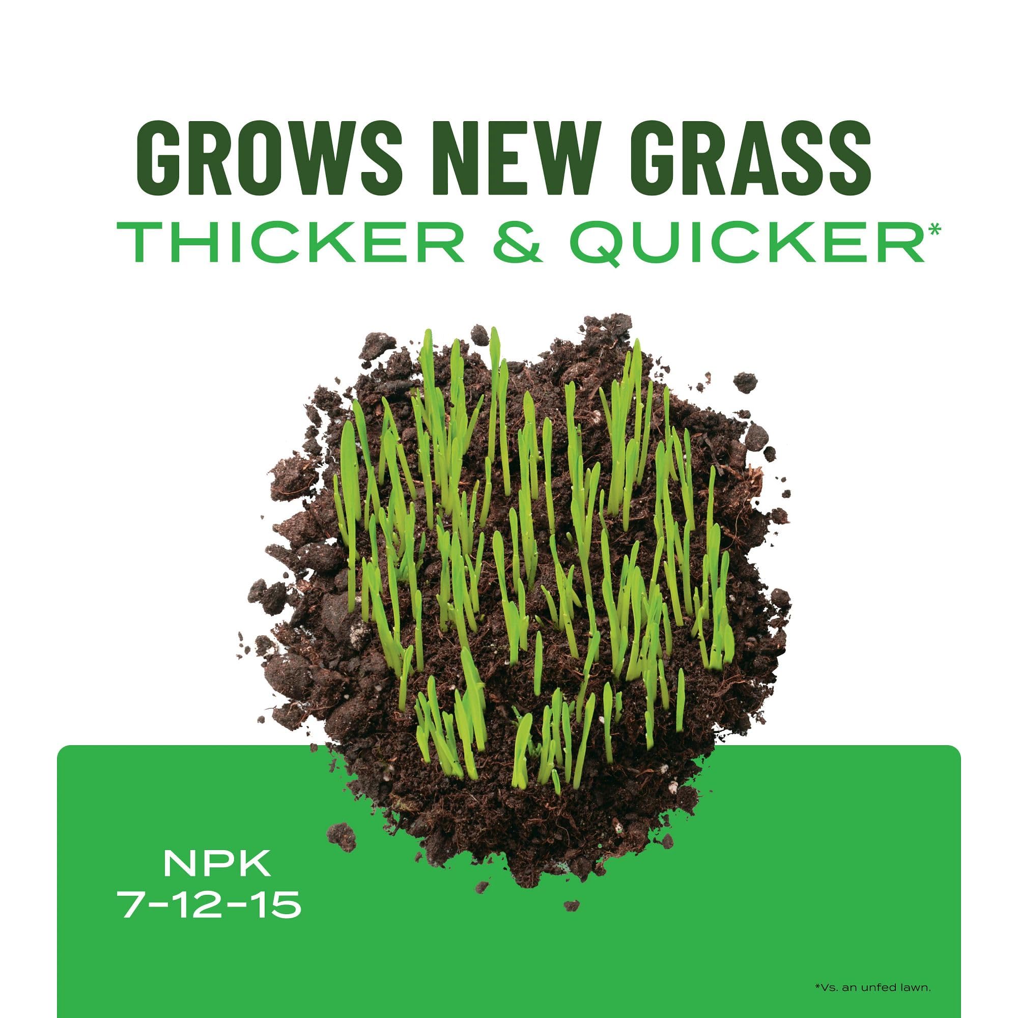 Scotts Turf Builder Liquid Starter Lawn Food application on a new lawn