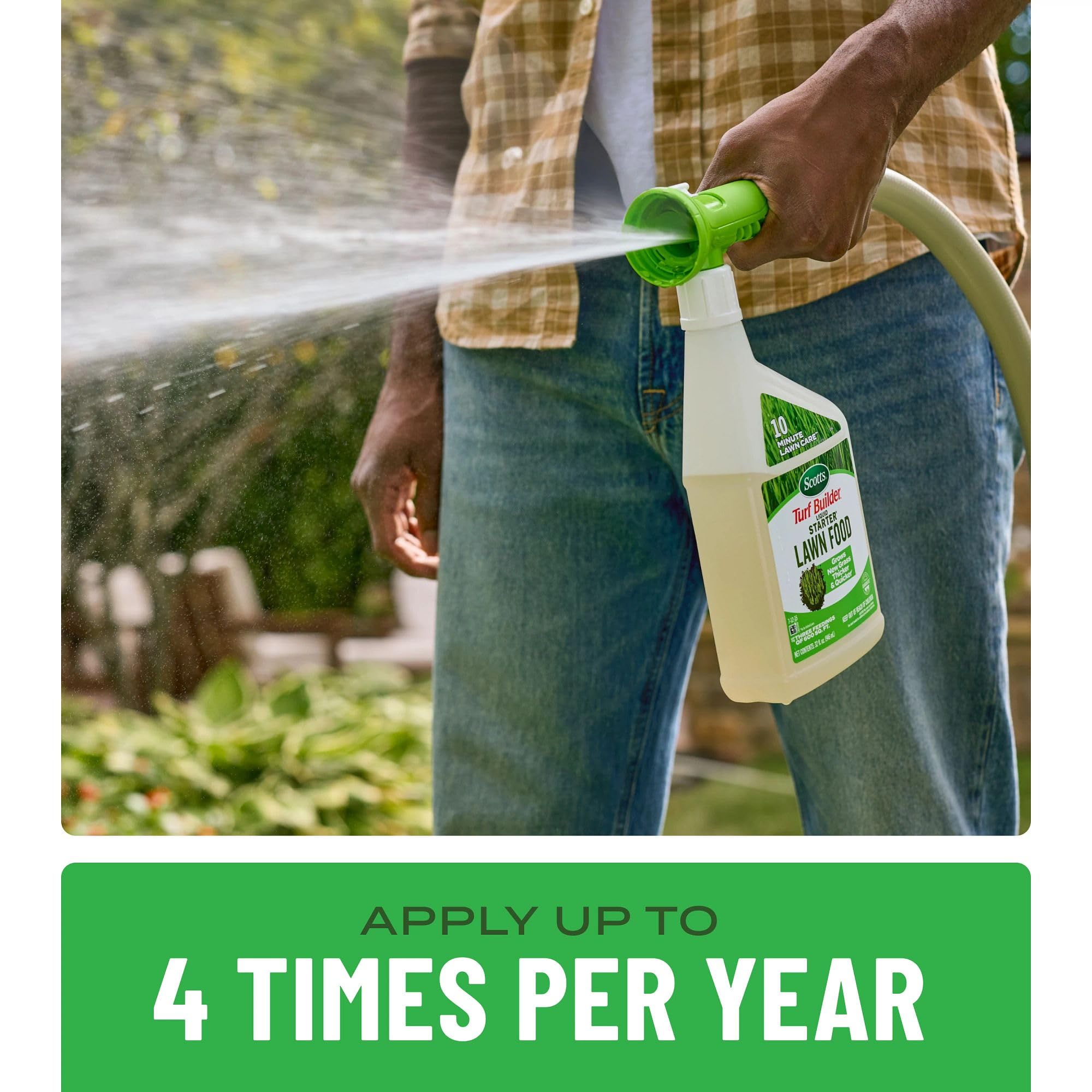 Scotts Turf Builder Liquid Starter Lawn Food packaging details