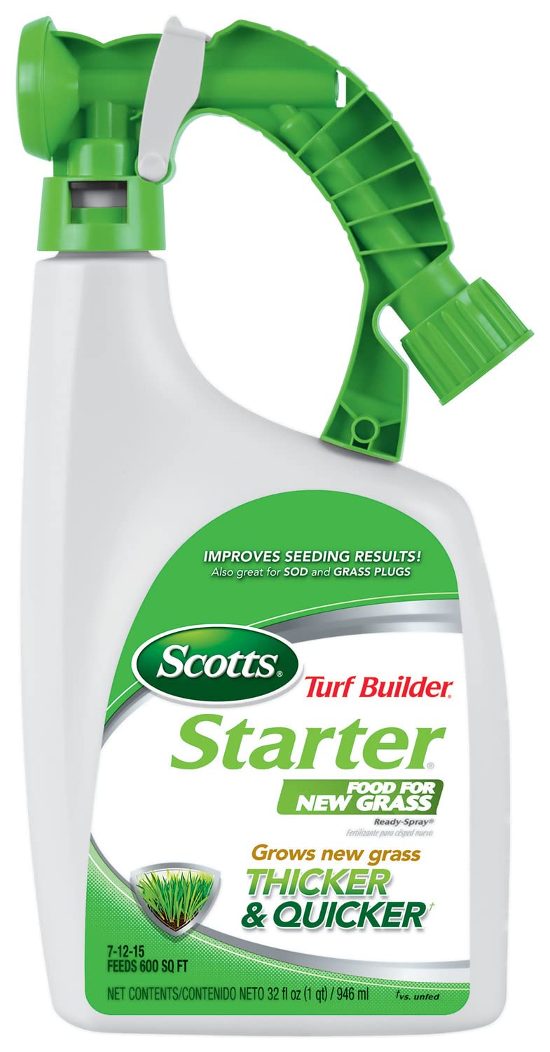 Scotts Turf Builder Starter Food 32 fl oz bottle front view