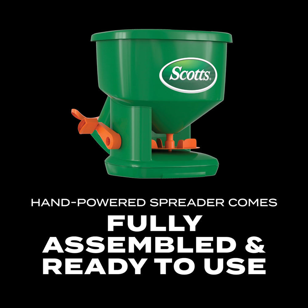 Scotts Whirl Hand-Powered Spreader packaging