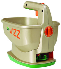 Scotts Wizz Battery Powered Spreader side view