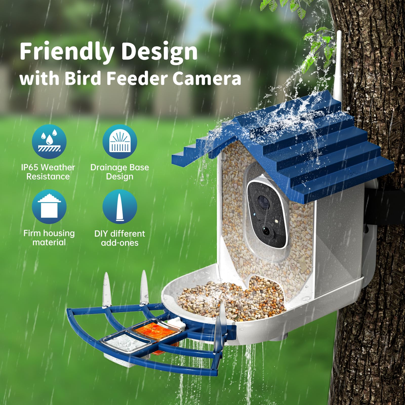 Screenshot of the app notification from the bird feeder