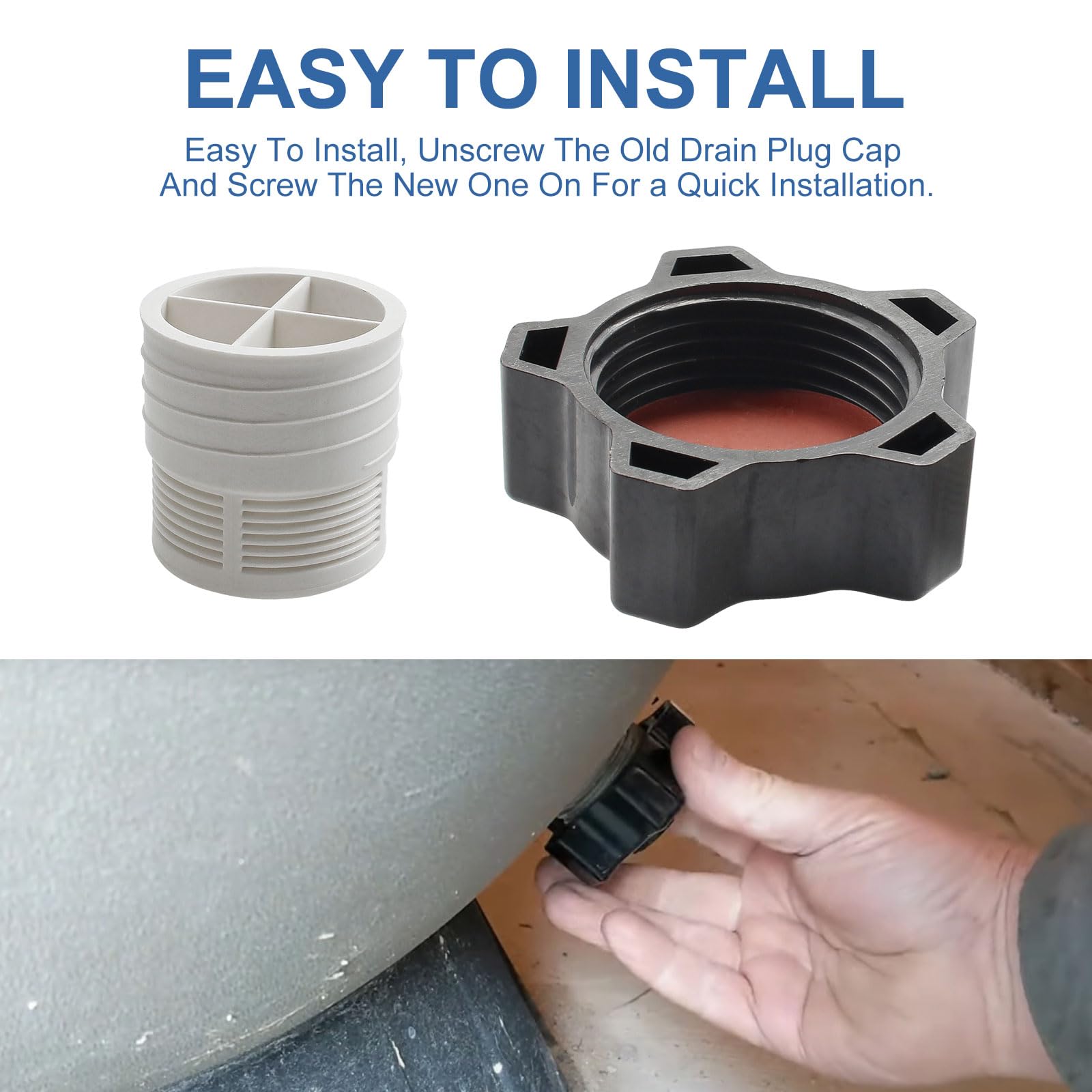 Screw Man Drain Cap Gasket SX180LA side view