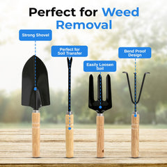Scuddles garden gloves included in the tool set