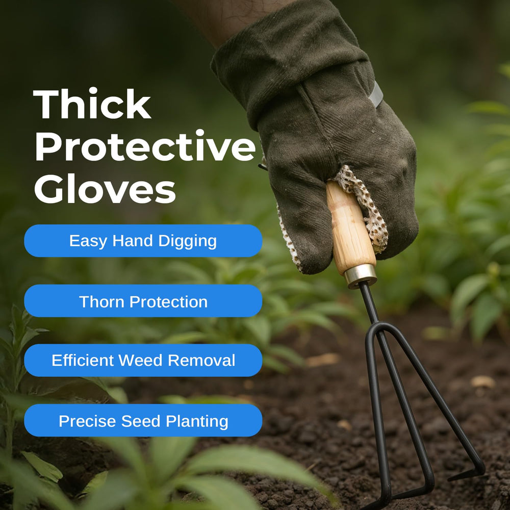 Scuddles rake and trowel from the gardening tool set