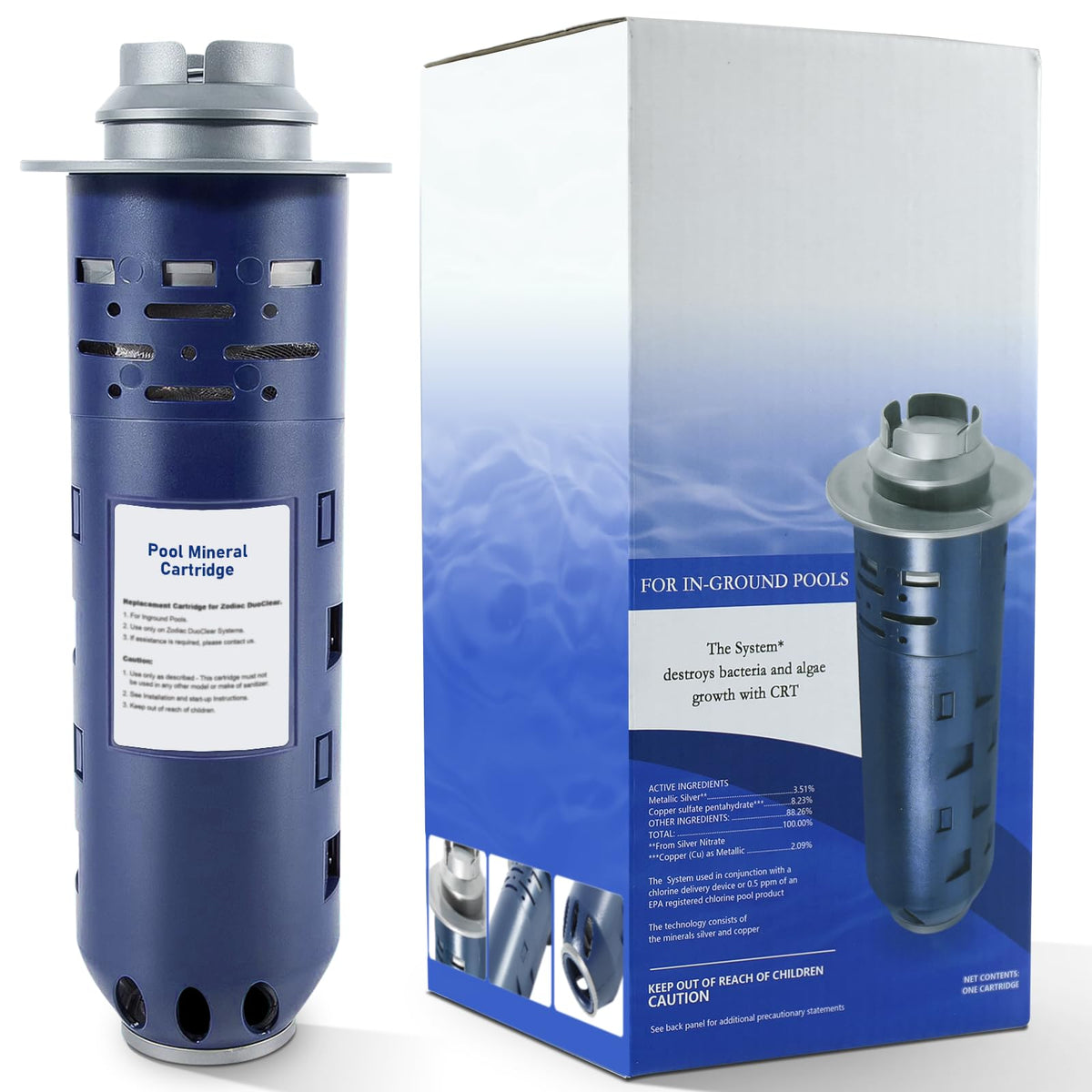 sdanbom W28000-W28002 mineral cartridge front view