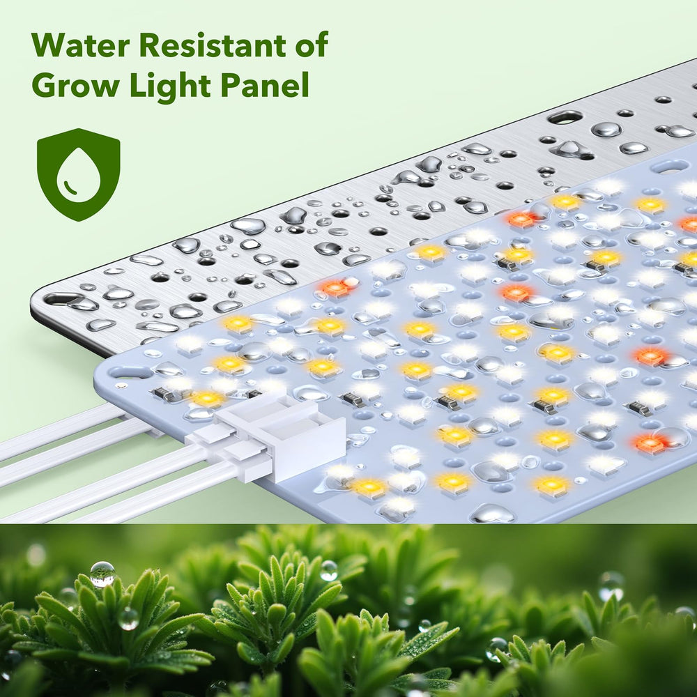 SDOVUERC Grow Panel Light in use with plants