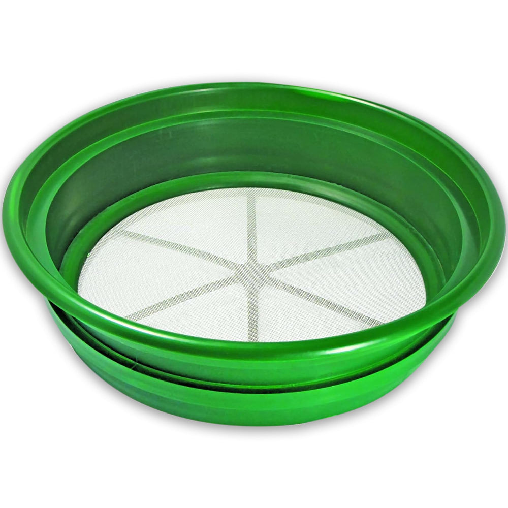 SE 13.25 Inch Stackable Classifier Gold Prospecting Pan front view