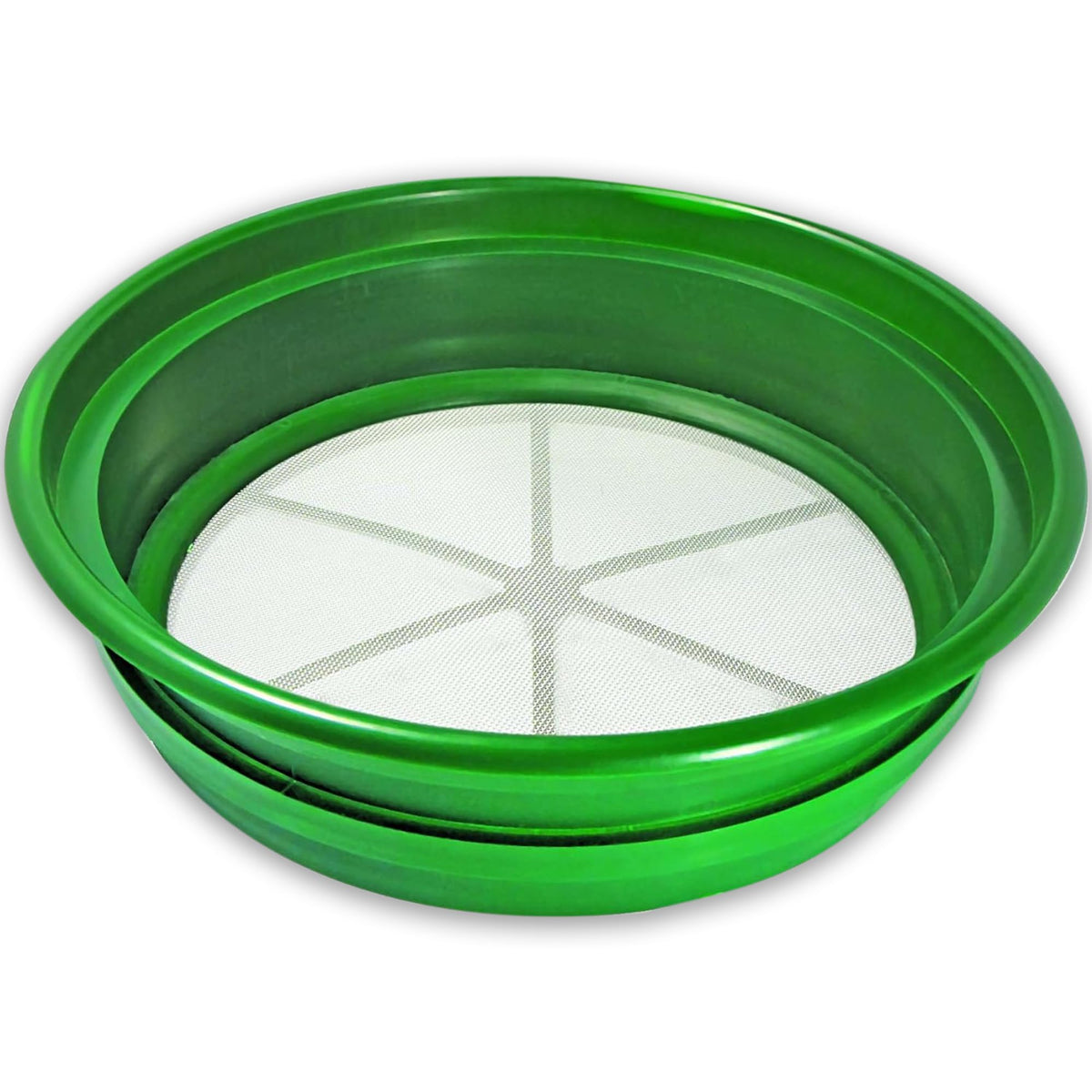 SE 13.25 Inch Stackable Classifier Gold Prospecting Pan front view