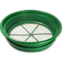 SE 13.25 Inch Stackable Sifting Pan front view in green