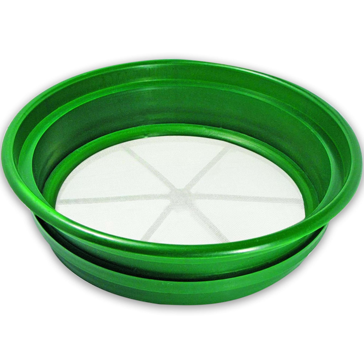 SE Stackable Classifier Gold Prospecting Pan 13.25 inch front view