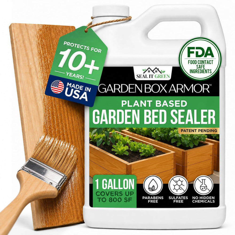 Seal It Green Garden Box Sealer 1 Gallon clear liquid front view