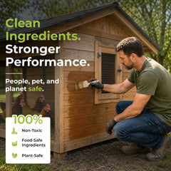 Seal It Green Garden Box Sealer application on wood