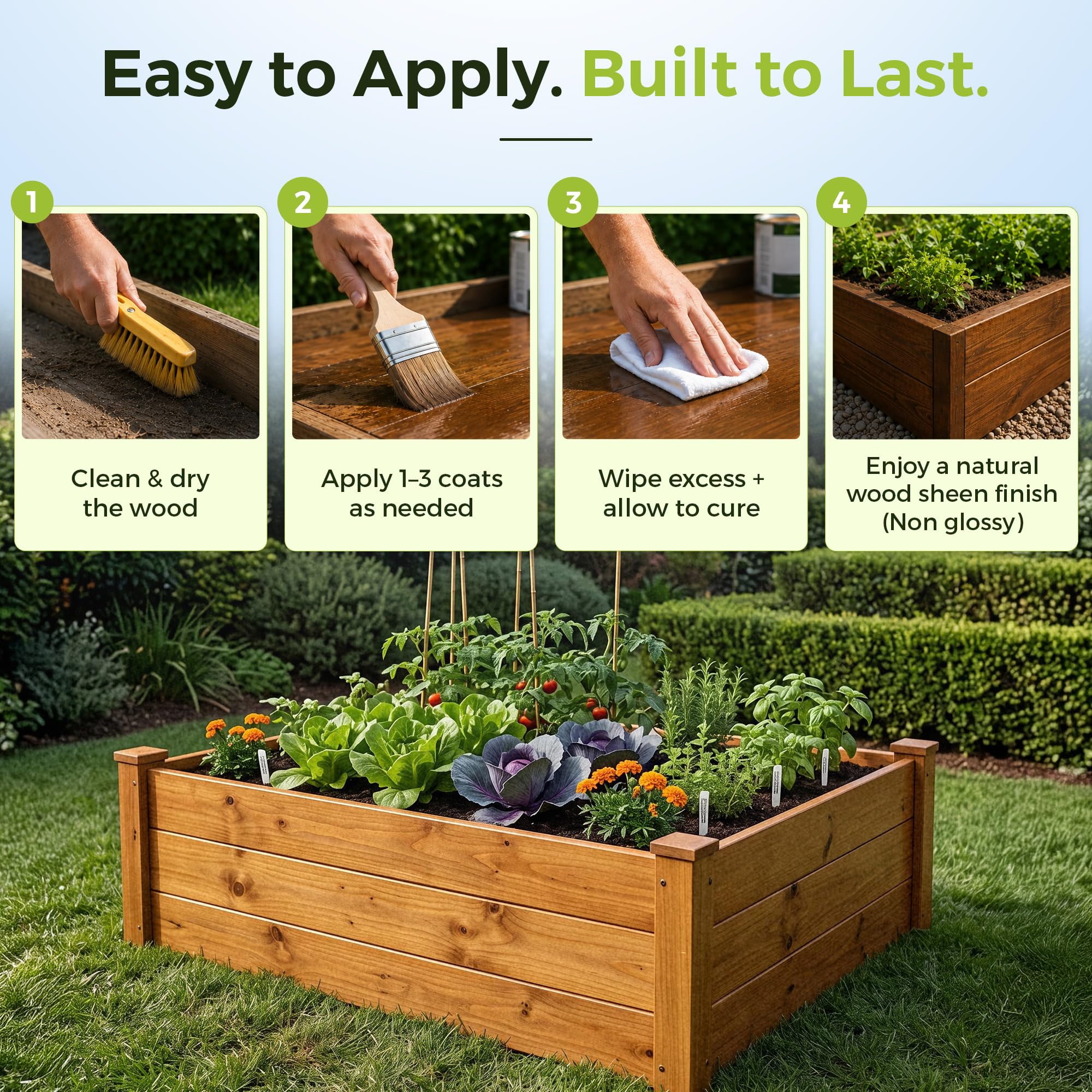Seal It Green Garden Box Sealer label details