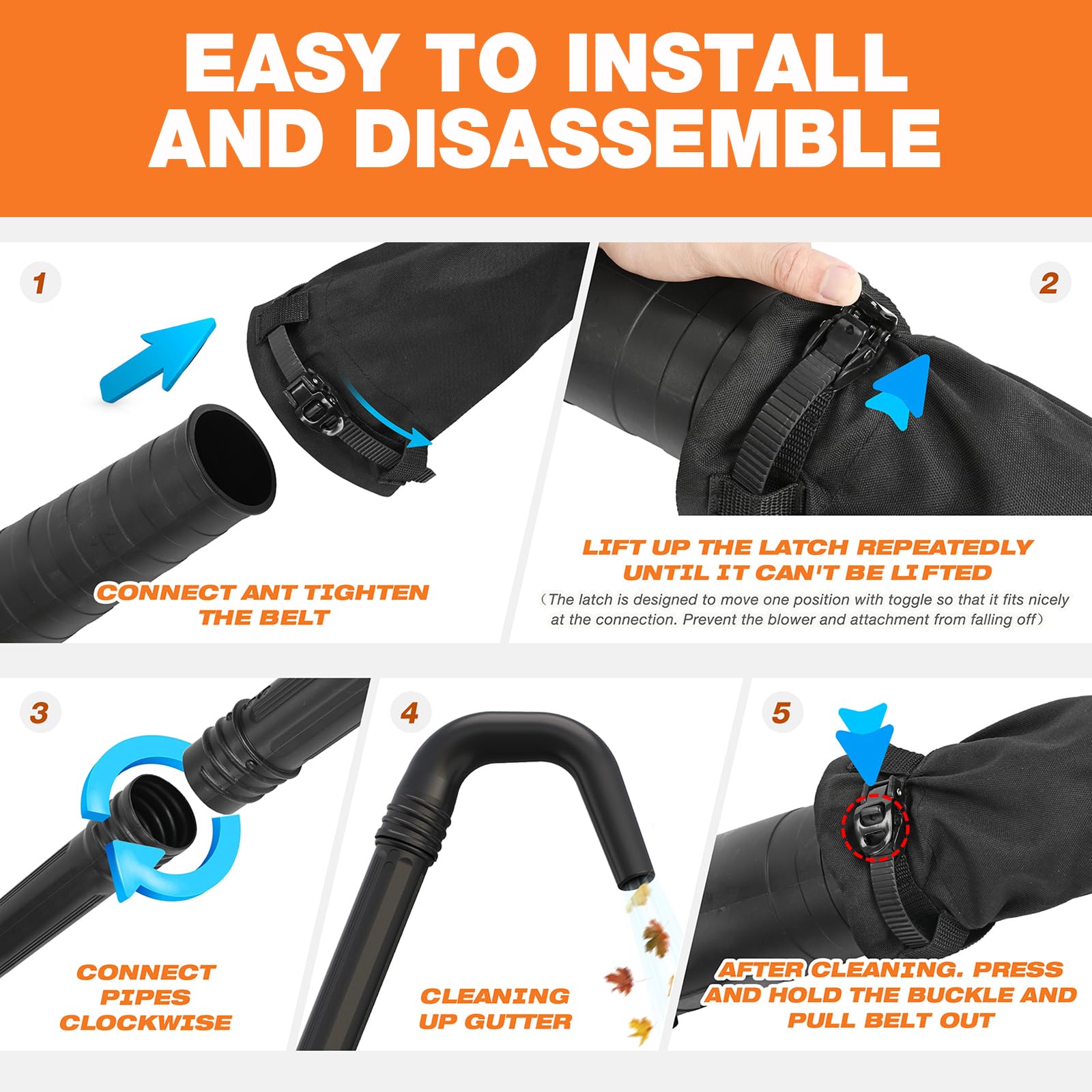 Sealegend Gutter Cleaning Kit assembled for use