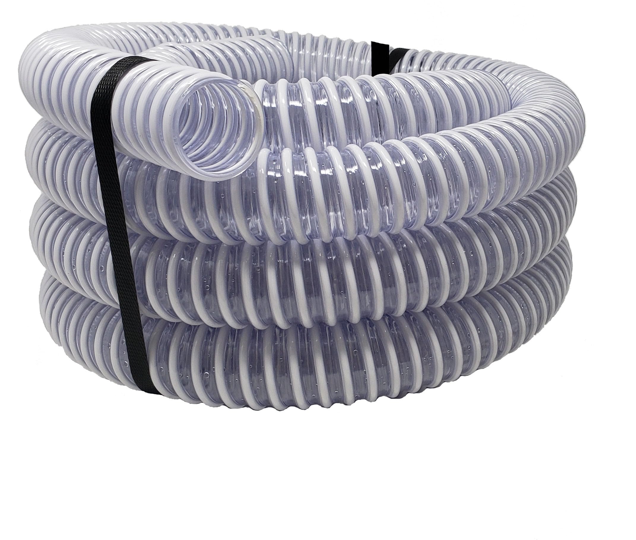 Sealproof 20 FT Pool Filter Hose clear design front view
