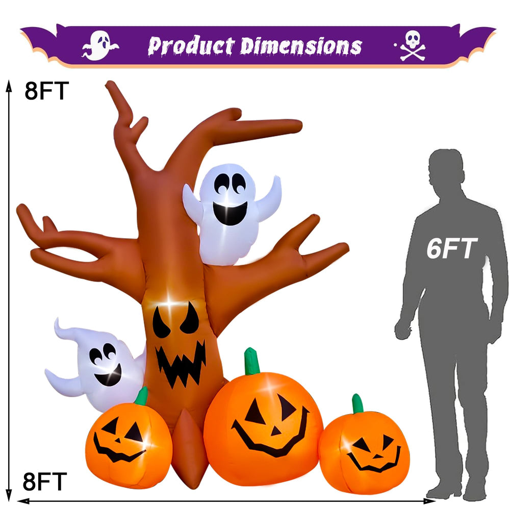 SEASONBLOW Halloween inflatable dead tree packaging view