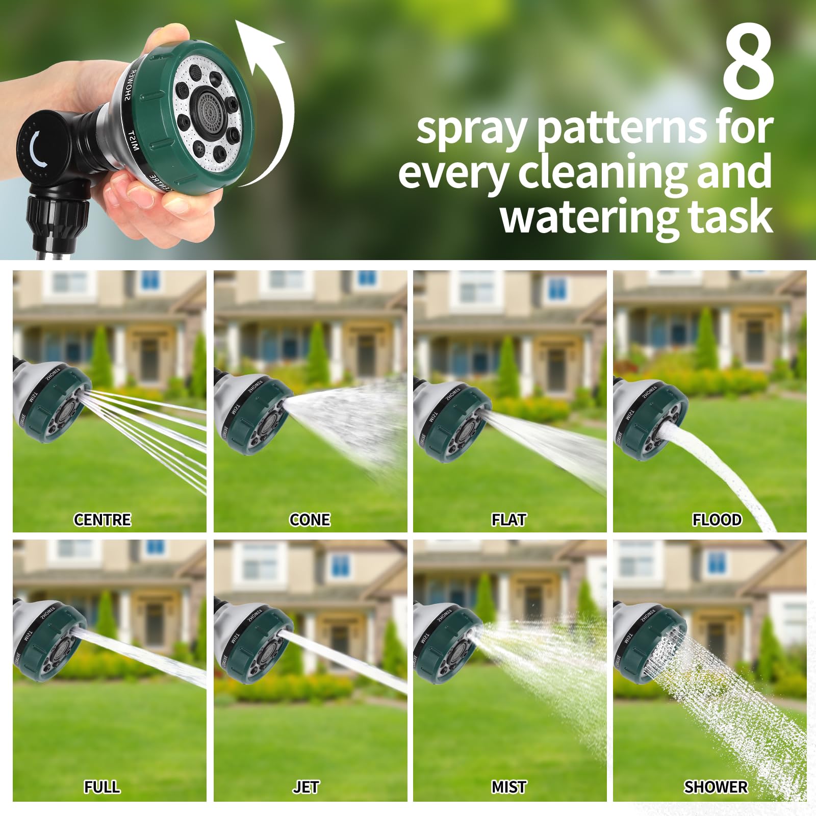 Seatern Watering Wand displayed with extra rubber washers