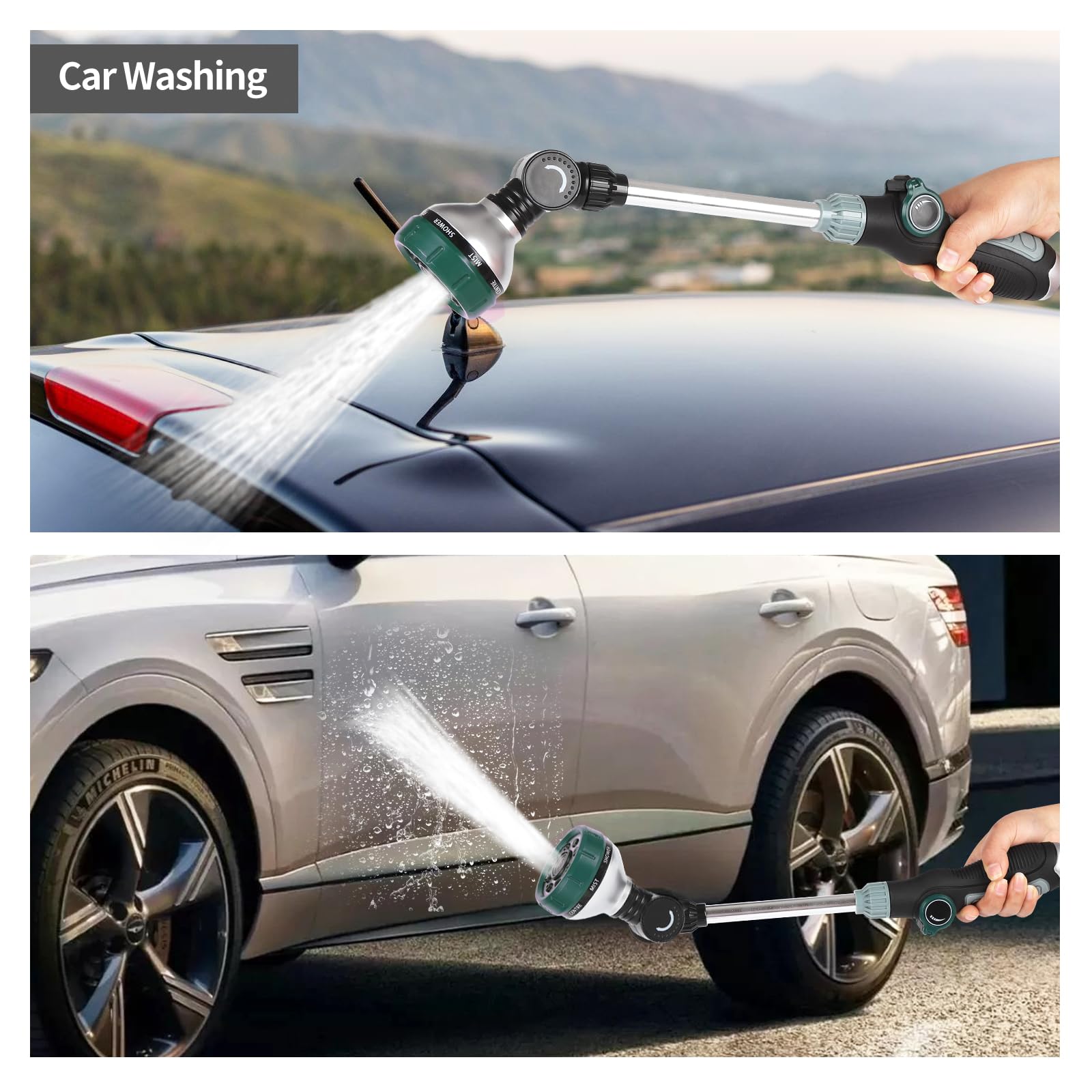 Seatern Watering Wand with ergonomic handle and lightweight design