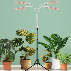 Secefeao LED Grow Light with adjustable stand and dual heads