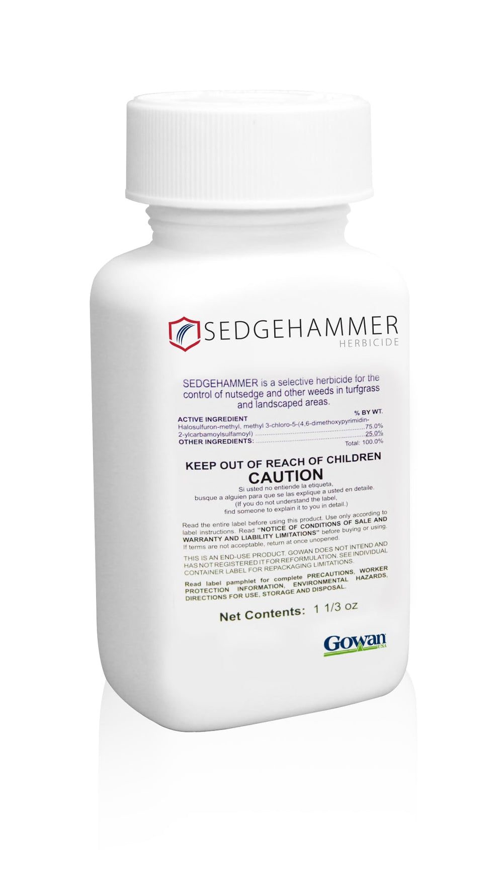SEDGEHAMMER Nutsedge Herbicide 1.3 oz bottle front view