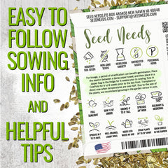 Seed Needs Lovage seeds in a gardening setup