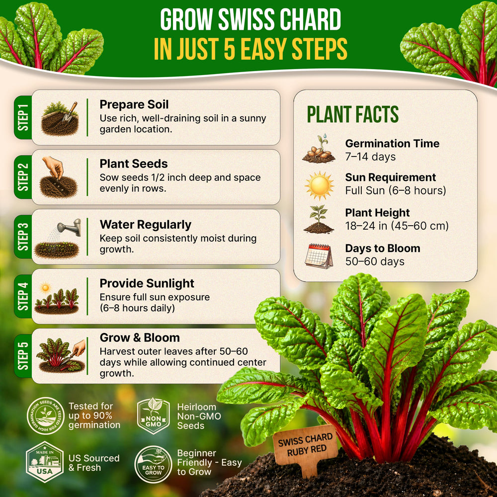 Seed packet with QR code for planting guide