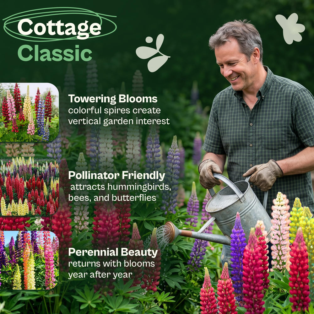 Seed preparation instructions for Russell Lupine seeds