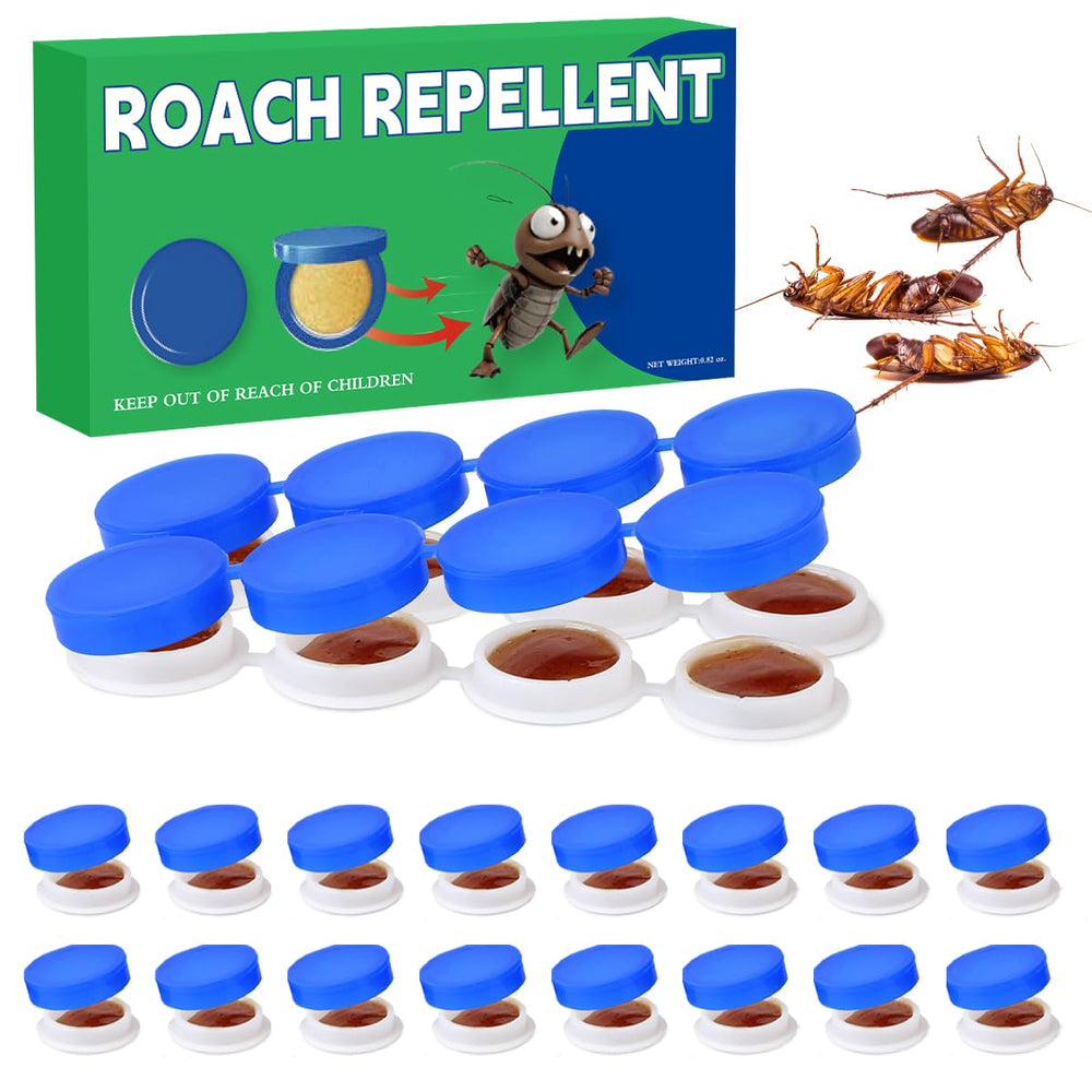 SEEKDIT 16PCS Roach Bait front view with packaging